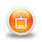 106153-3d-glossy-orange-orb-icon-people-things-tv-sc52